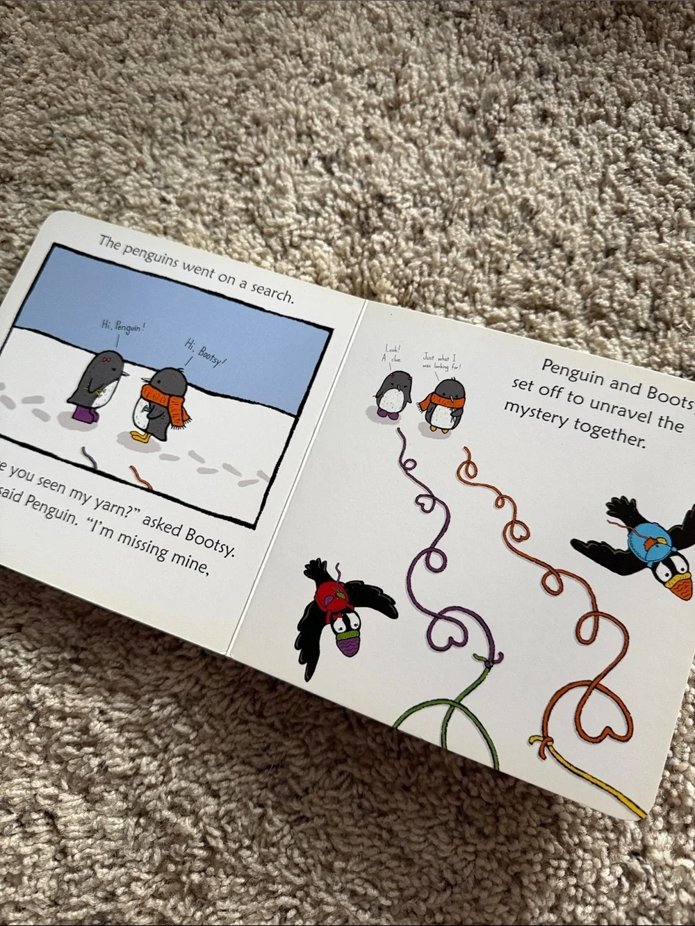 3/$25 🪩 Penguin in Love Board Book | Holiday Children's Book